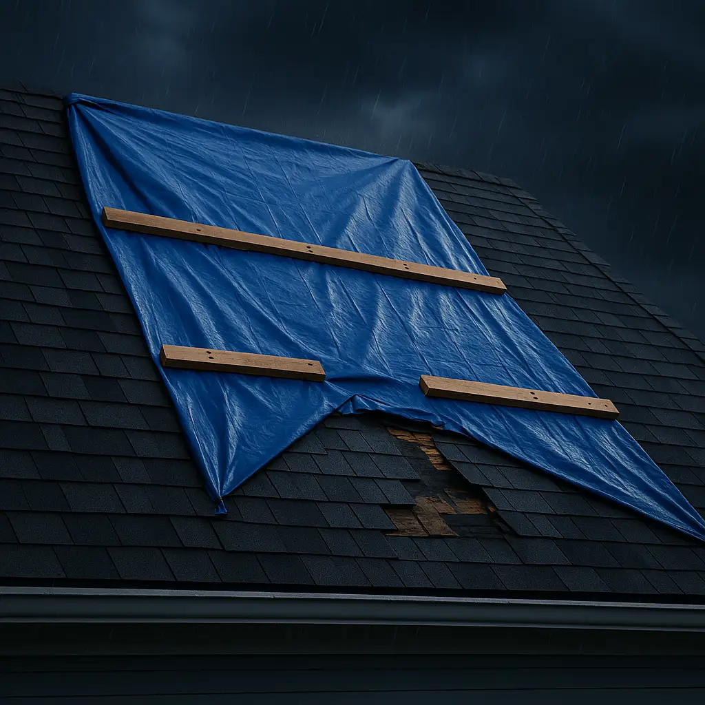 24/7 Emergency Roof Repair in The Woodlands | What to Expect