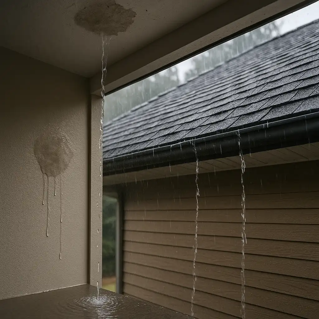How Soon Should You Fix a Leaking Roof? | Woodlands TX