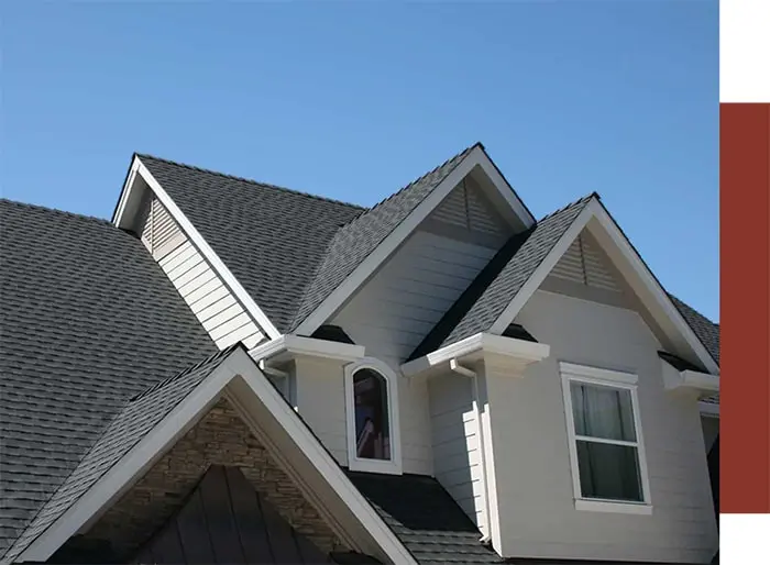 Residential roof replacement project in The Woodlands TX